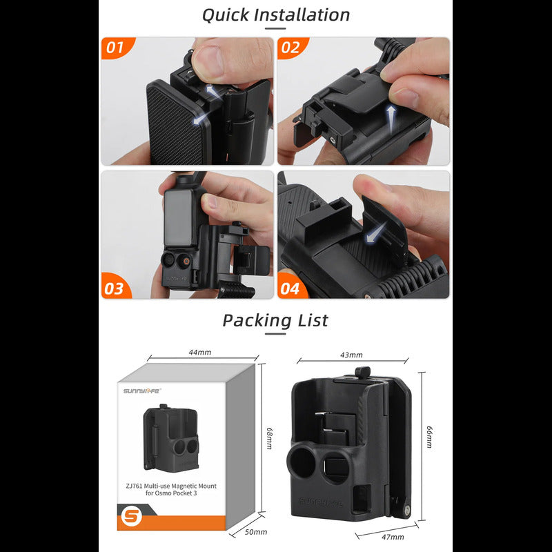 Magnetic Bracket For DJI OSMO Pocket 3