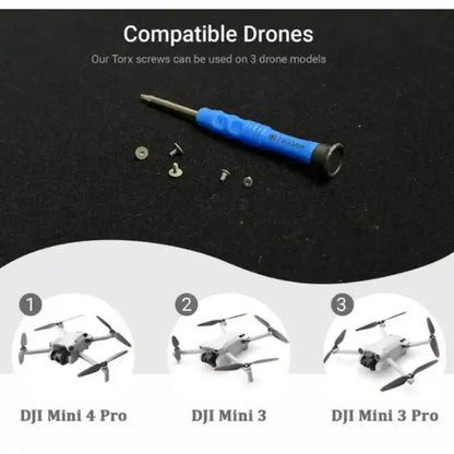 DJI Mini Front Arm Shaft Pivot Screws Repair Kit