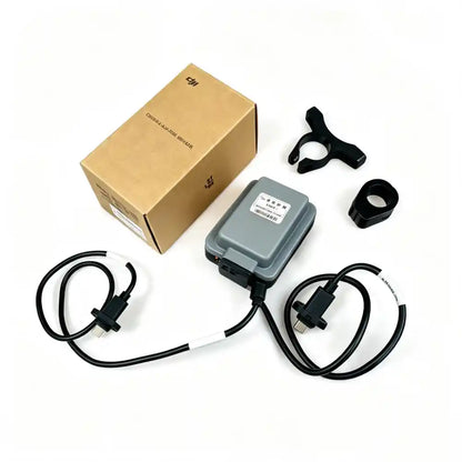 Interface close-up of DJI agricultural drone 4G enhanced video transmission module