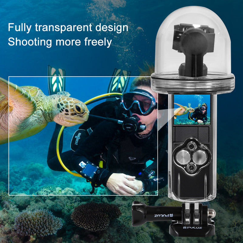 Underwater Waterproof Housing Diving Case Cover For DJI Osmo Pocket