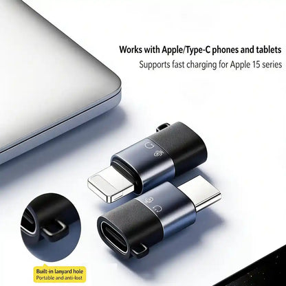Mic and headphone icon detail on adapter, digital audio headphone supported for DJI Mic Mini 1 2