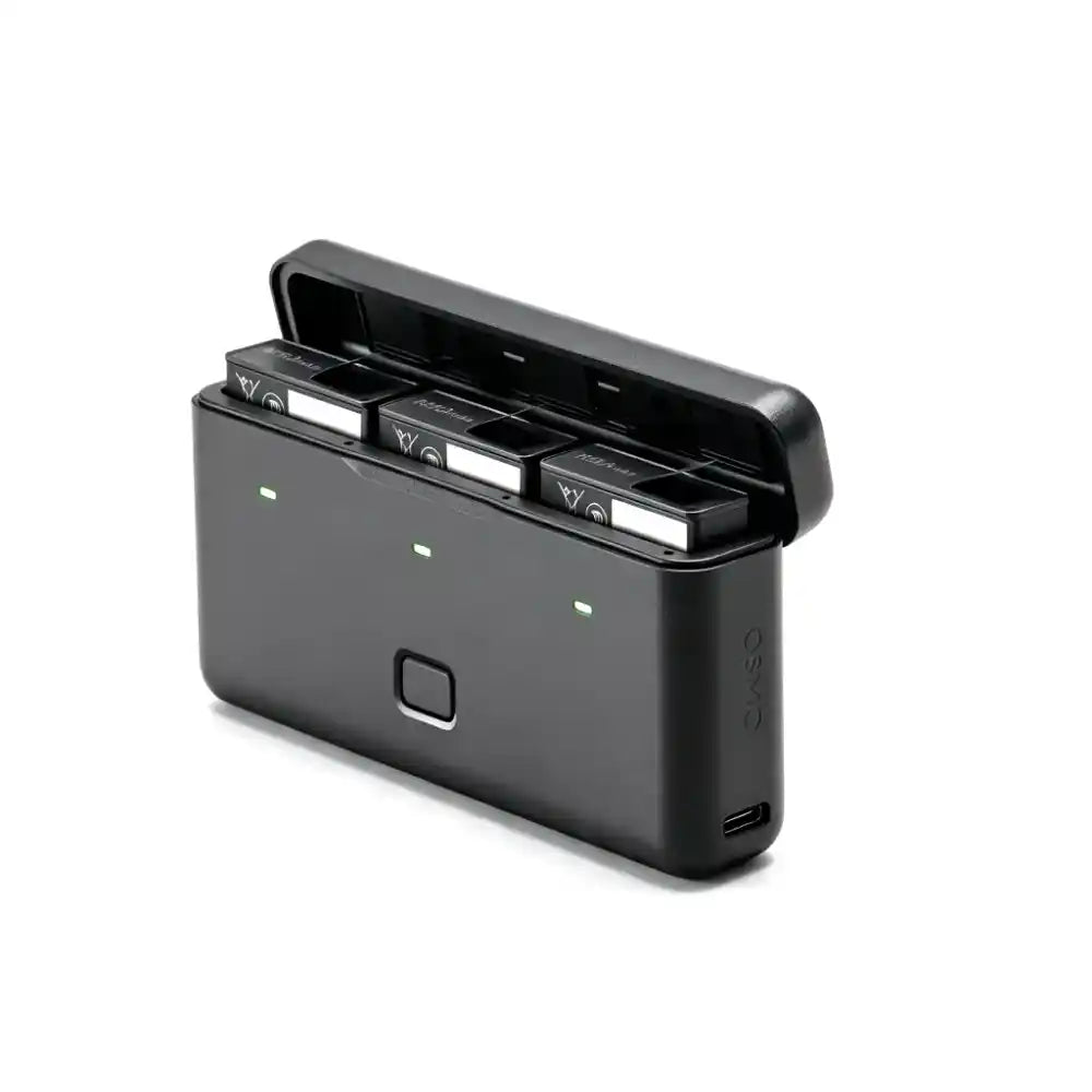 Inner slots for Osmo Action 6 batteries and micro SD memory cards