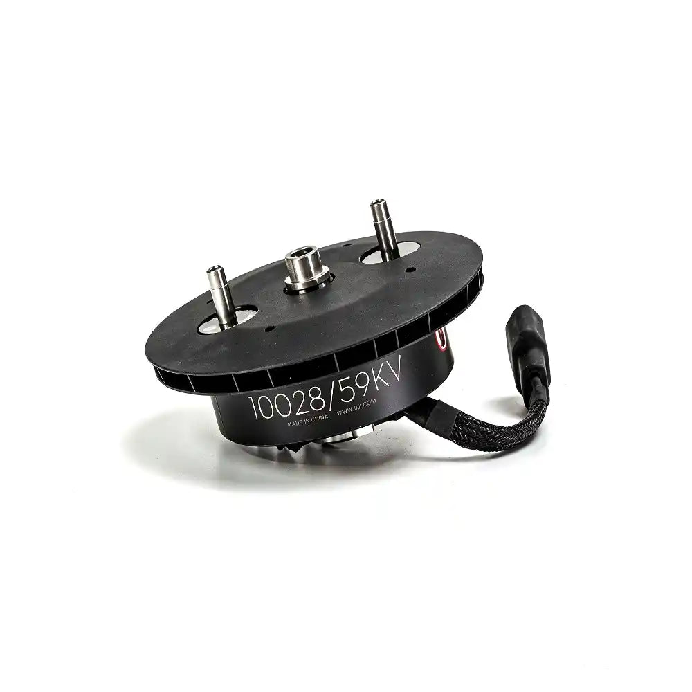 Full white background product photo of factory original 10028 59KV power motor compatible with DJI T25 T25P farm drone