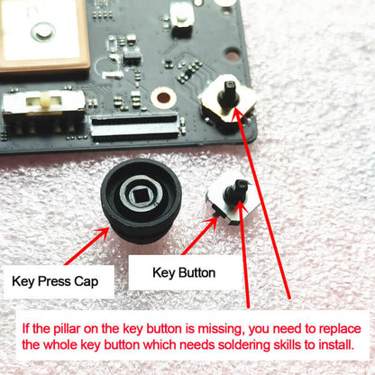 DJI RC Pro 5D key button caps replacement parts, fit DJI Smart Controller remote control