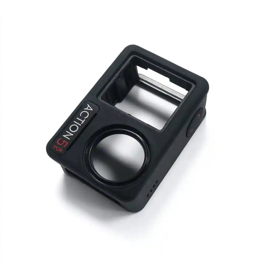DJI Osmo Action 5 Pro outer housing with red record button