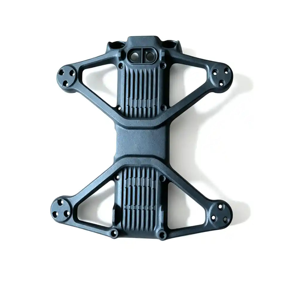 Side‑angle view of DJI Avata 2 replacement lower frame repair part