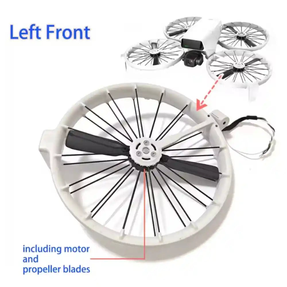 Complete 4 pcs DJI Flip propeller guard integrated motor assembly front left front right rear left rear right full drone repair kit