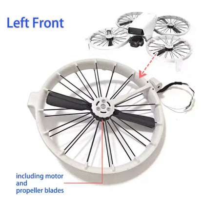 Complete 4 pcs DJI Flip propeller guard integrated motor assembly front left front right rear left rear right full drone repair kit