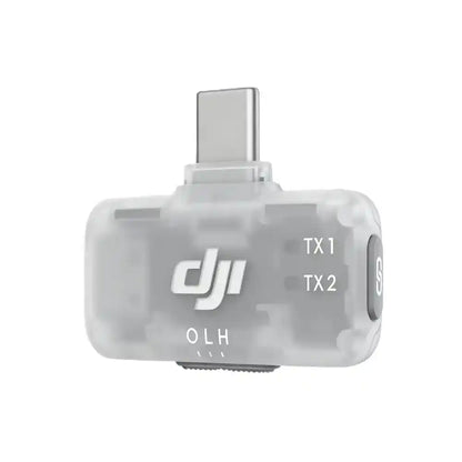 Plug-and-play connection effect of DJI Mic mobile receiver on Type-C Android smartphones without extra software