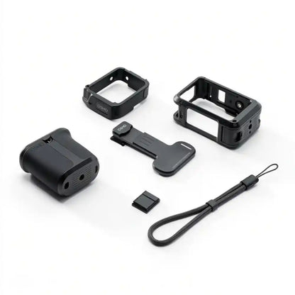 Assembled DJI Osmo Action 6 street photography handle kit