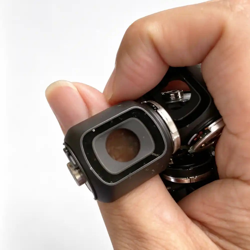 DJI Osmo Pocket 3 Gimbal Lens Frame With Pan Motor genuine pulled part rear view