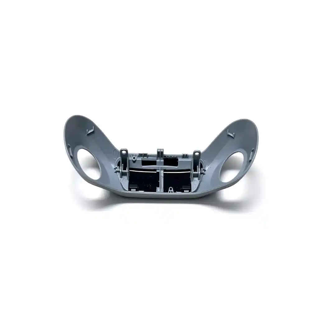 Detail shot of sensor window and buckle structure on DJI Air 3S front LiDAR vision cover
