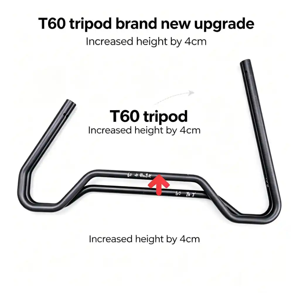 DJI T40 T50 Reinforced Aluminum Landing Gear with Shock Absorption Pads