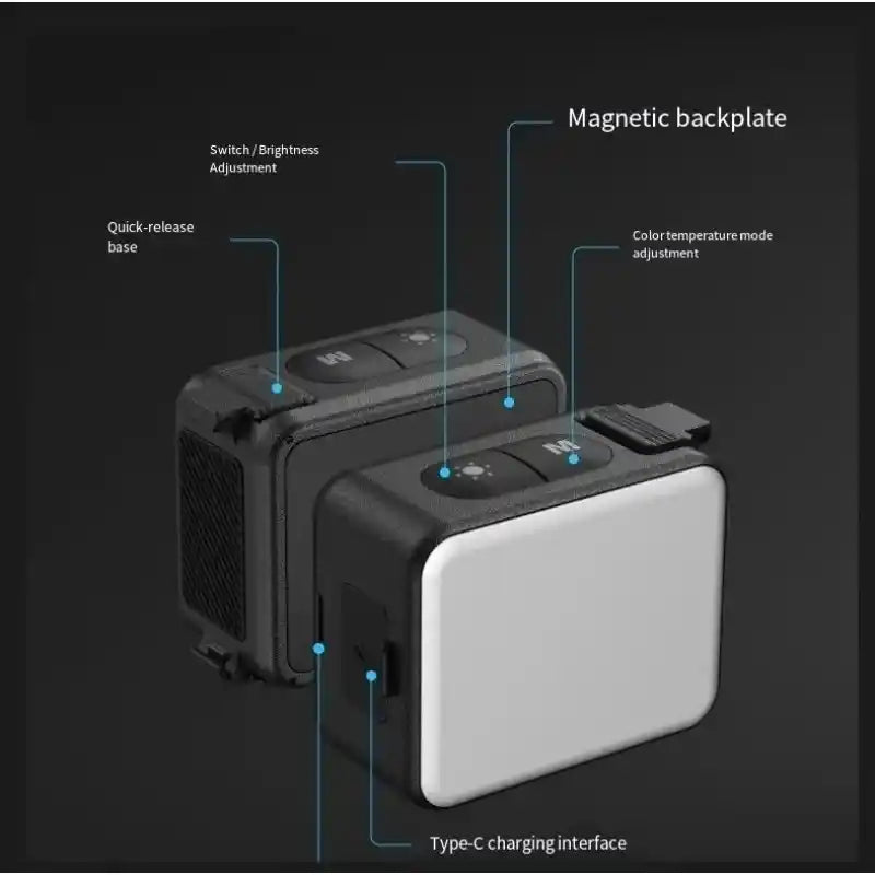 Fill Light For DJI OSMO Action 2/3/4/5pro