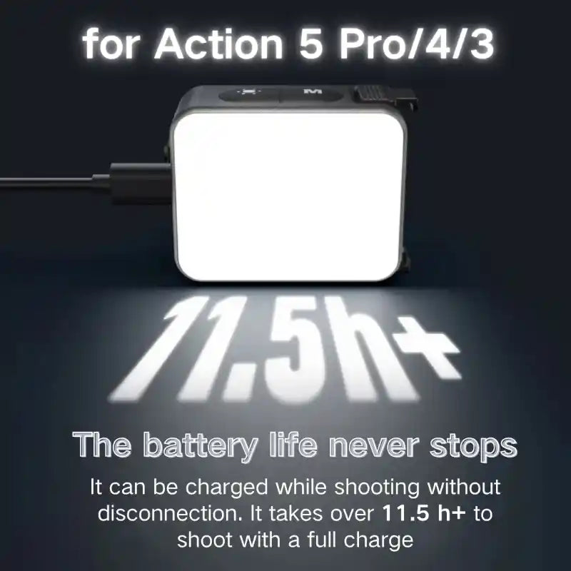 Fill Light For DJI OSMO Action 2/3/4/5pro