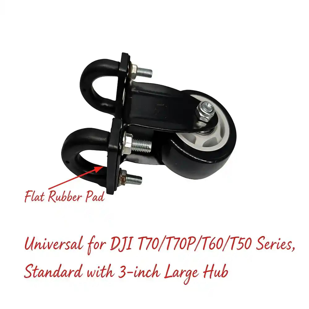 Close-up flat shock absorbing rubber gasket marking, shockproof buffer accessory for DJI T series anti-slip landing wheel