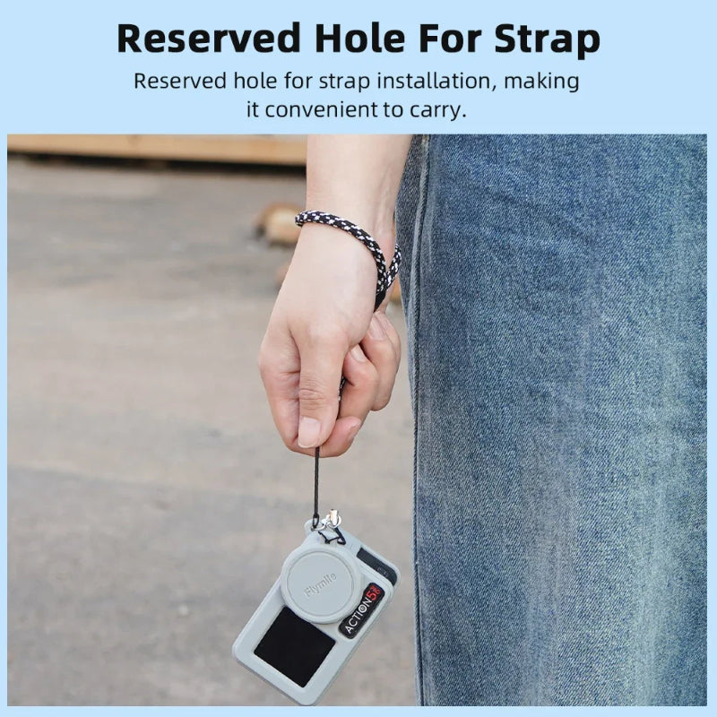 Flymile Silicone Protective Case For DJI Osmo Action 3 4/5 Pro