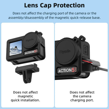 Flymile Silicone Protective Case For DJI Osmo Action 3 4/5 Pro