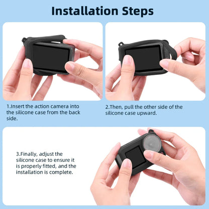 Flymile Silicone Protective Case For DJI Osmo Action 3 4/5 Pro