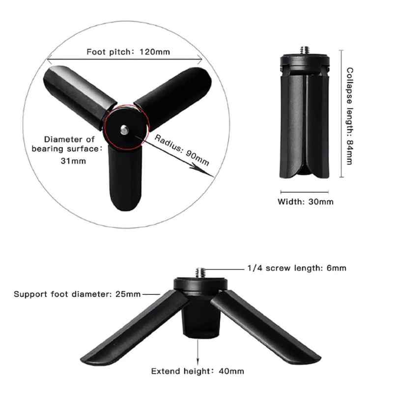 Compact foldable mini tripod easy carry for outdoor vlog shooting with Osmo series