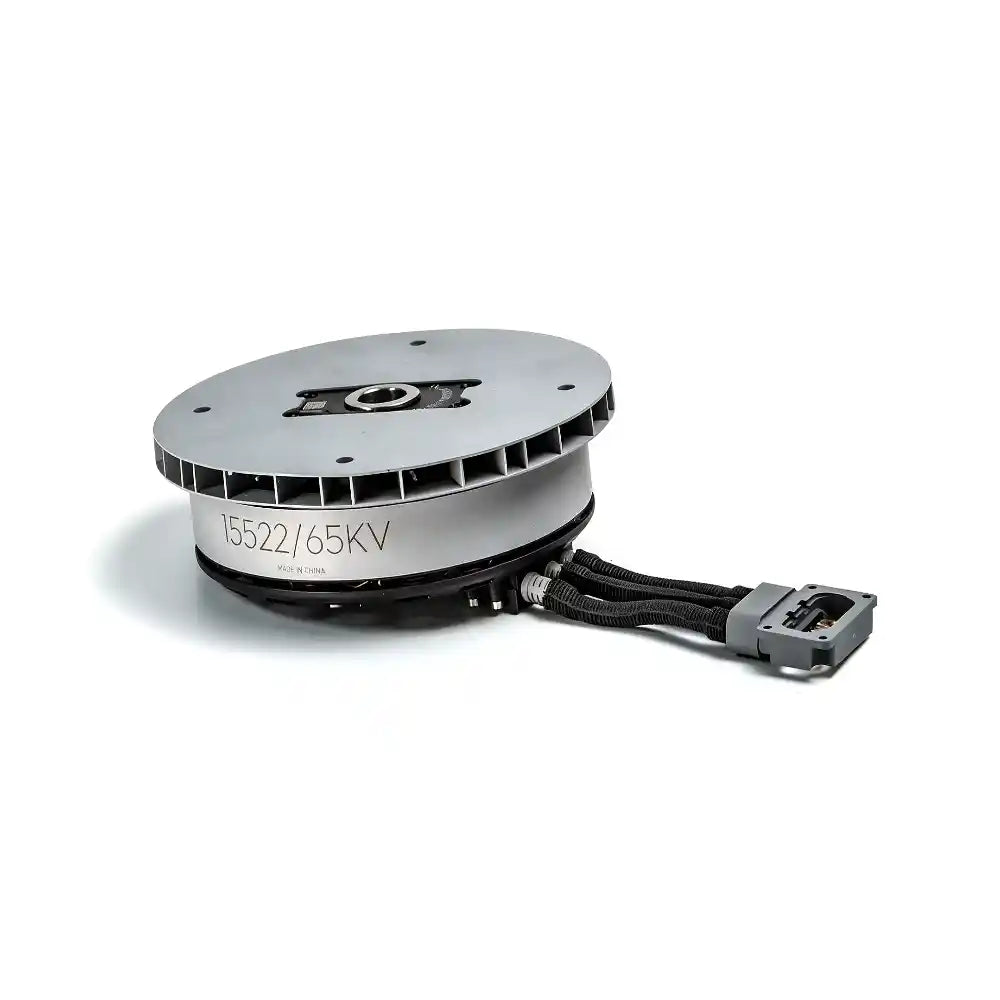 Full white background product shot of brand new genuine DJI Agras T70 T70P 15522 65KV heavy lift drive motor