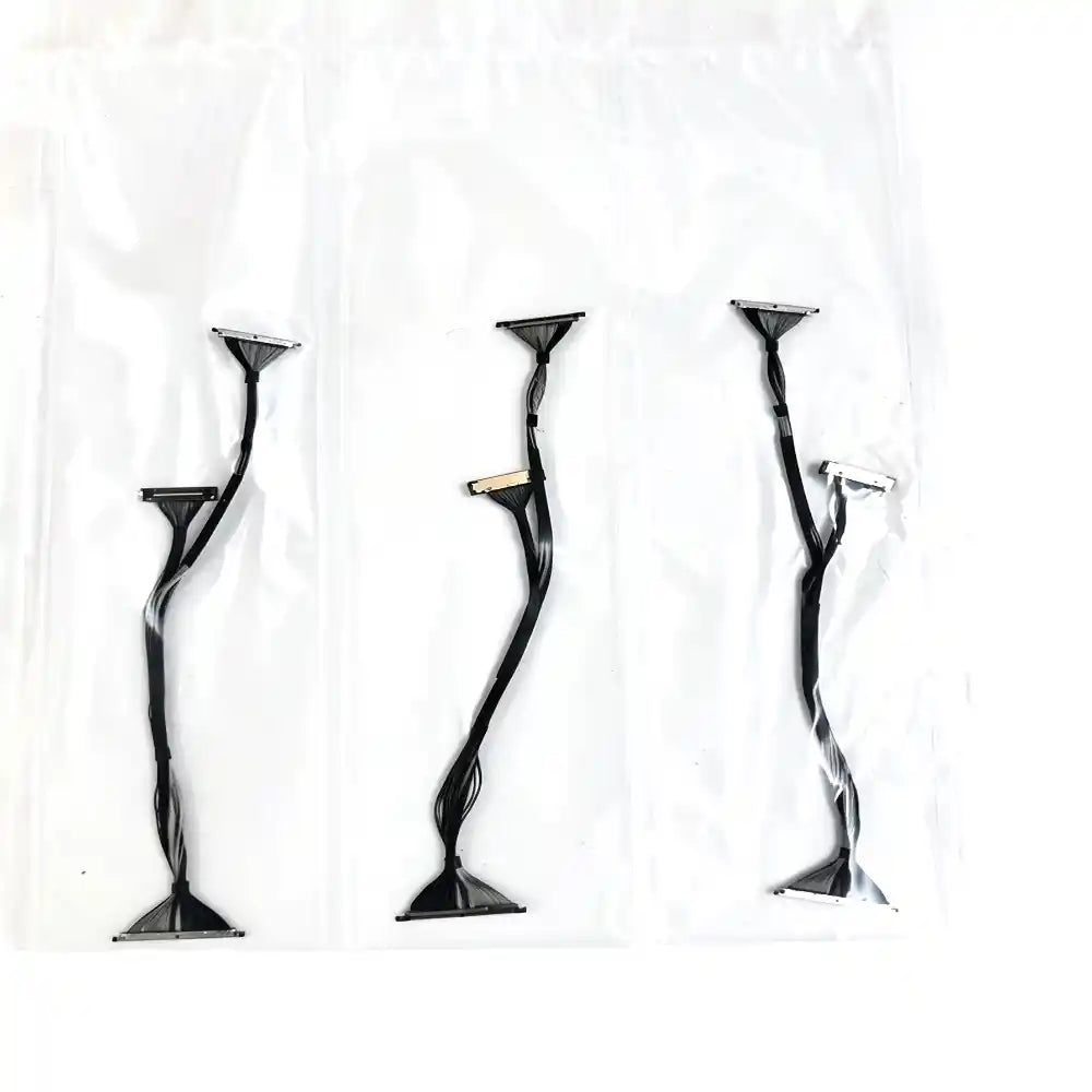 New OEM gimbal cable compare aged damaged wire, no screen flicker