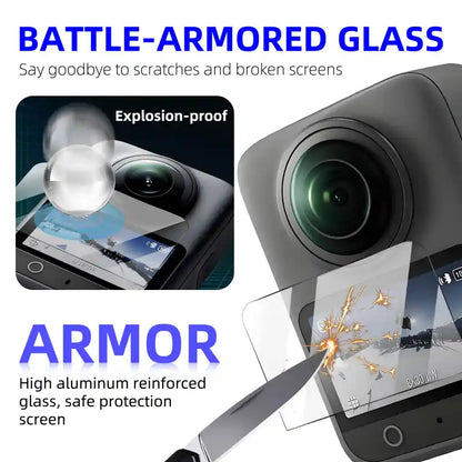 Tempered Glass Screen Protector for DJI Osmo 360