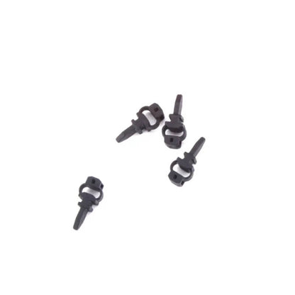 Close-up shot of soft elastic wear-resistant rubber texture of drone gimbal shock dampers for Mini series