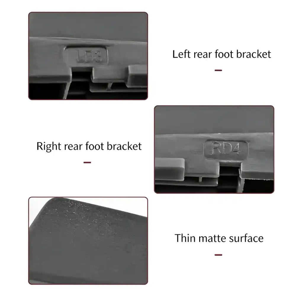 Precision molded drone landing gear replacement parts