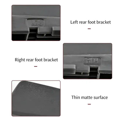 Precision molded drone landing gear replacement parts