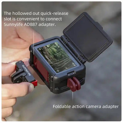 Housing Case with Sun Hood For DJI OSMO Action 5 Pro/4/3