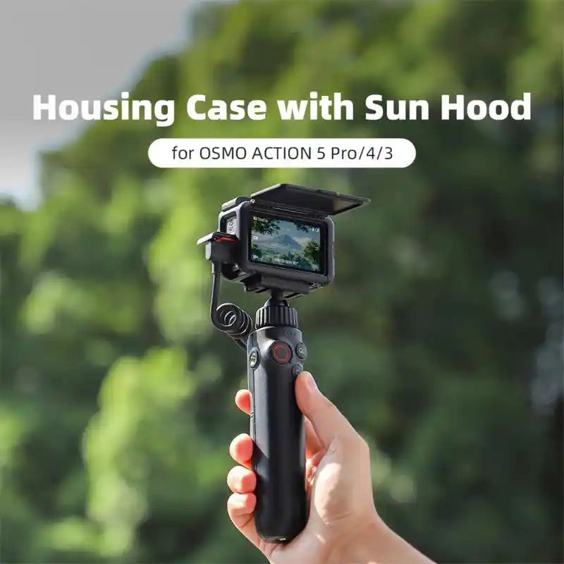 Housing Case with Sun Hood For DJI OSMO Action 5 Pro/4/3