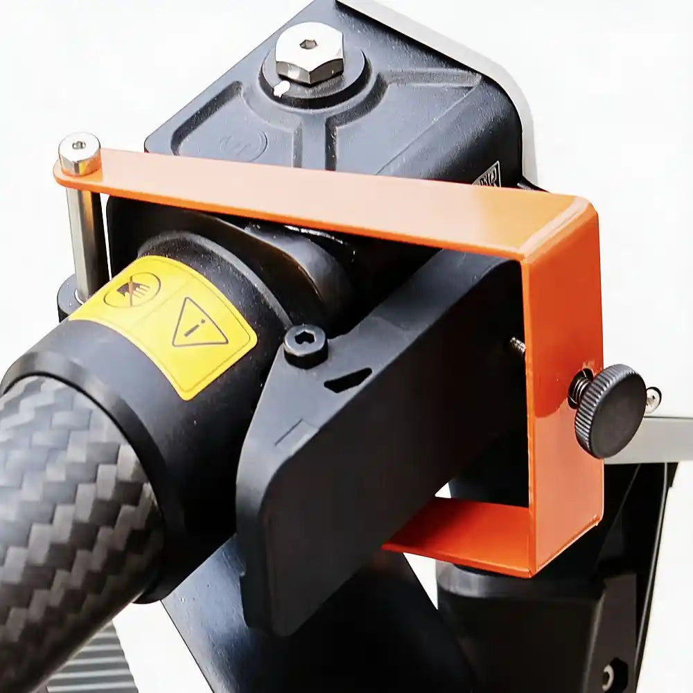 Mounting display of anti-shake arm lock stopper on DJI Agras T70S T55 drone arm