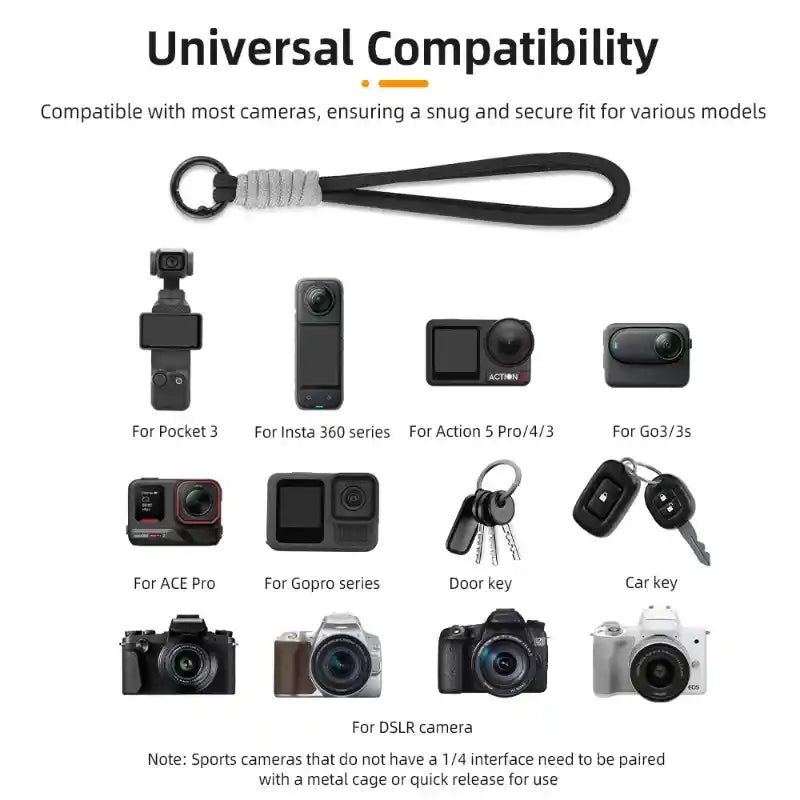 Lanyard Hand Strap for DJI Osmo Pocket 3/Osmo 360