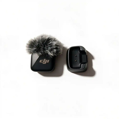 DJI Mic Mini clip mic worn on clothes for vlog