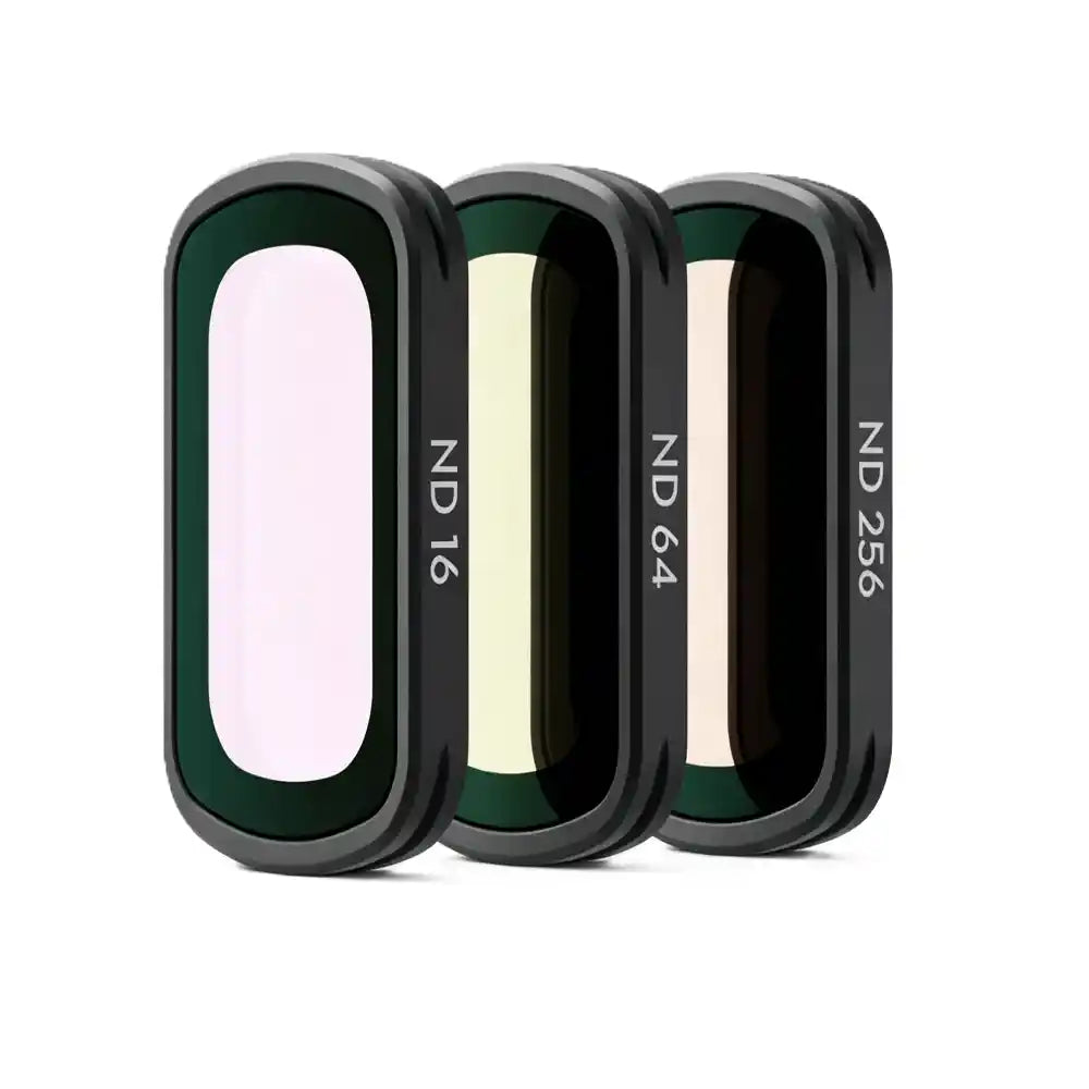 Quick magnetic mounting display of Osmo Pocket 3 ND filters