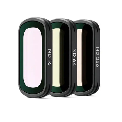Quick magnetic mounting display of Osmo Pocket 3 ND filters