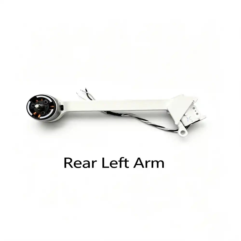 Hinge folding structure detail of DJI Mavic Pro snow‑white repair motor arm