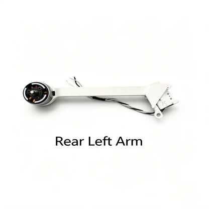 Hinge folding structure detail of DJI Mavic Pro snow‑white repair motor arm
