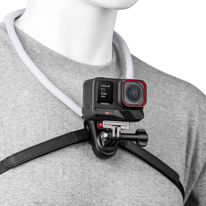 Flymile Neck Mount Holder for DJI Osmo Nano/DJI Action 5 Pro/Osmo Action 4/Action 3/Osmo 360 series