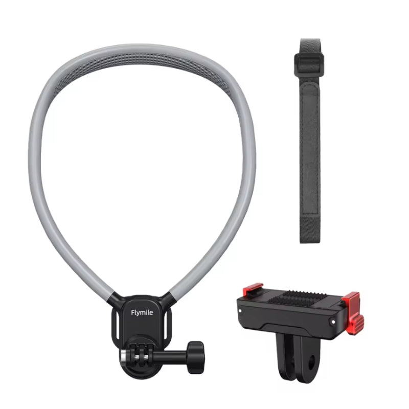 Flymile Neck Mount Holder for DJI Osmo Nano/DJI Action 5 Pro/Osmo Action 4/Action 3/Osmo 360 series