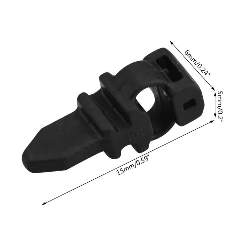Comparison display between brand new shock absorption rubber and worn hardened old gimbal dampers