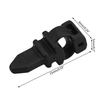 Comparison display between brand new shock absorption rubber and worn hardened old gimbal dampers