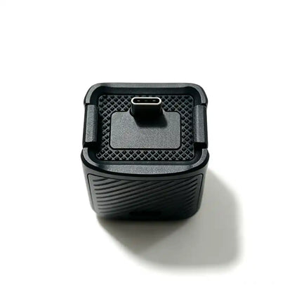 Bottom view of 1/4 standard screw thread hole on OEM DJI Osmo Pocket 3 grip handle