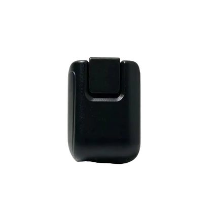 Close-up of unlock snap button on DJI Pocket 3 original 1/4 thread grip handle