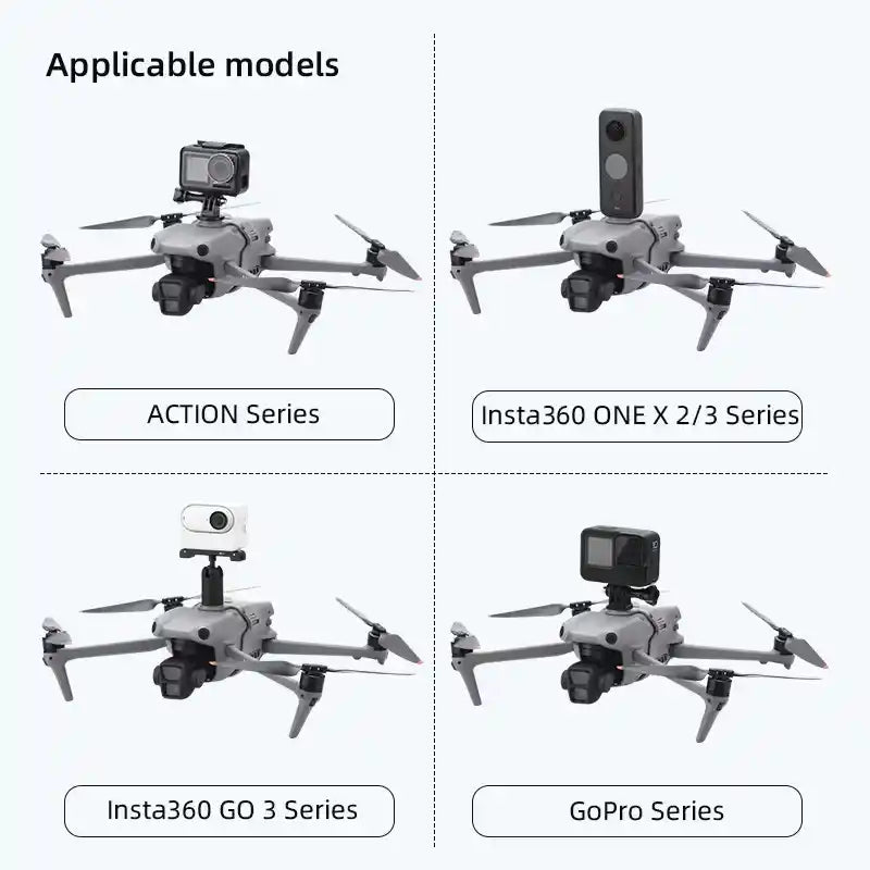 DJI Air 3 Top Extension Camera Bracket Mount Holder tool-free quick release bracket expansion spare part