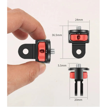 1/4 Inch Screw Tripod Adapter 360 Rotating Mount Holder For Go Pro/Insta 360/ DJI OSMO 360 Camera Accessories