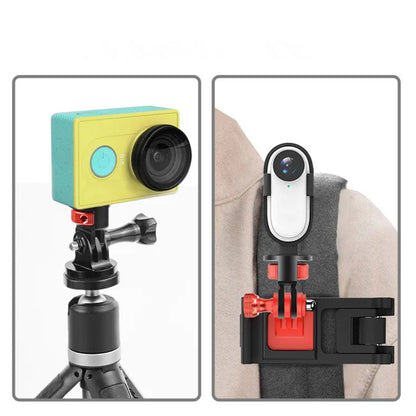 1/4 Inch Screw Tripod Adapter 360 Rotating Mount Holder For Go Pro/Insta 360/ DJI OSMO 360 Camera Accessories