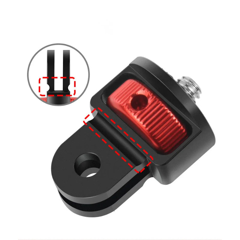 1/4 Inch Screw Tripod Adapter 360 Rotating Mount Holder For Go Pro/Insta 360/ DJI OSMO 360 Camera Accessories