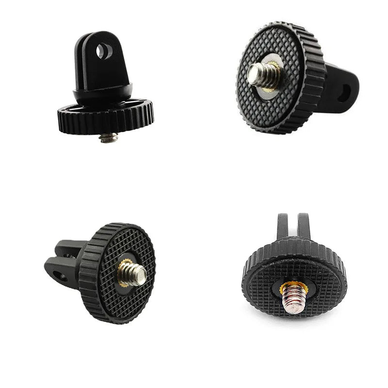 1/4 Inch Screw Tripod Adapter 360 Rotating Mount Holder For Go Pro/Insta 360/ DJI OSMO 360 Camera Accessories